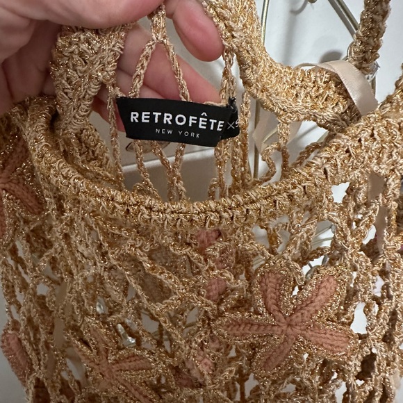 RETROFETE
Serafina Dress - xs/s -Color: Almond Lurex - Picture 8 of 9